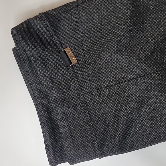 CALVIN KLEIN Stretch Trousers Legging Style Office "Tweed" Look Spandex - Picture 2 of 7